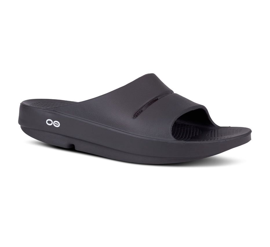 Oofos Ooahh - Women's Slide Black - Canada ( NKQD-06895 )